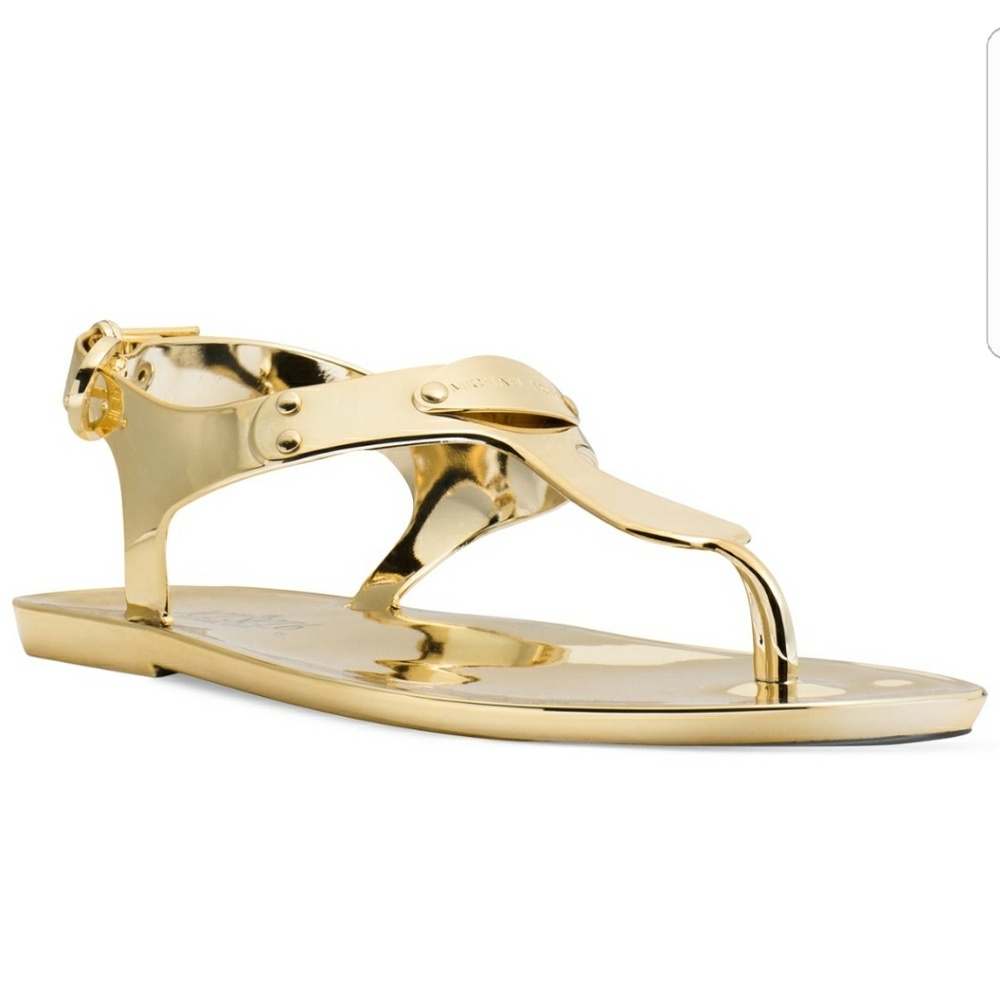 Kors Plate Jelly Flip Flop
